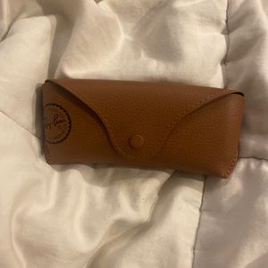 Ray Bans Brown Leather Sunglasses Case